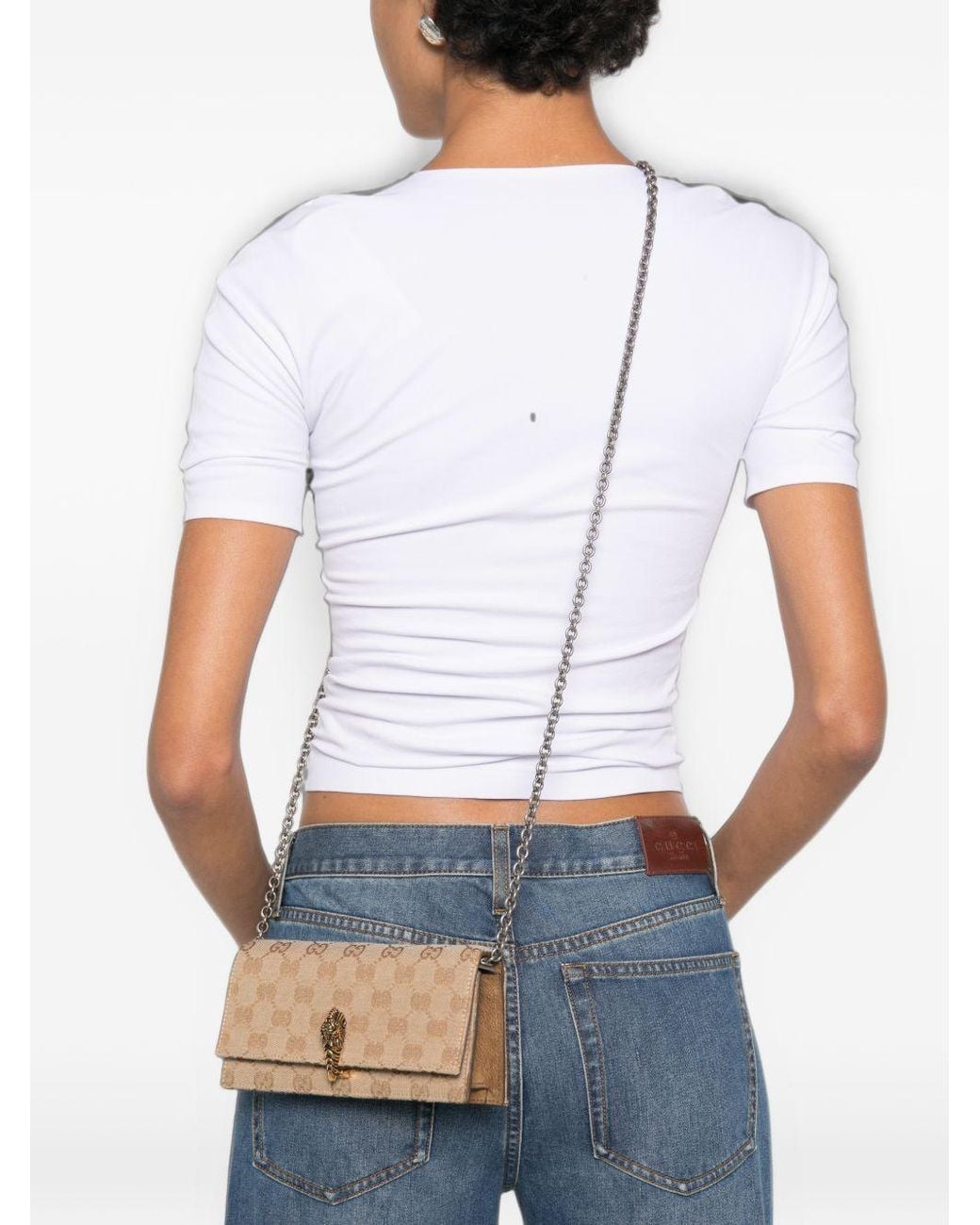 Gucci White Dionysus Mini Bag