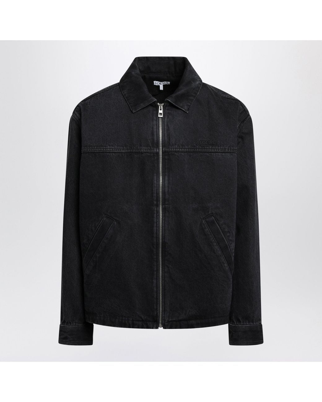 Loewe Black Zip-Up Jacket for men
