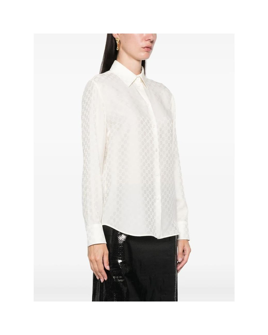 Gucci White Neutrals Tops