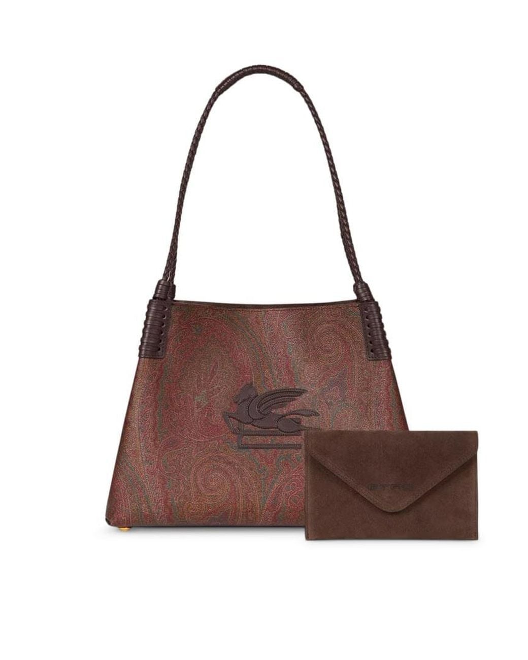 Etro Brown Libra Small Tote