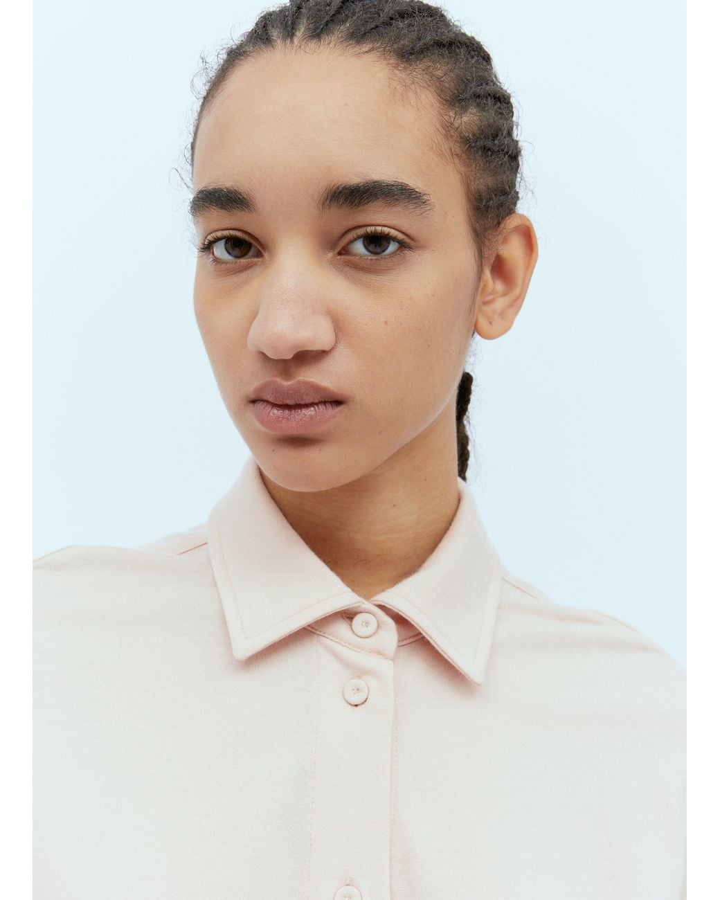 Max Mara White Wool Shirt
