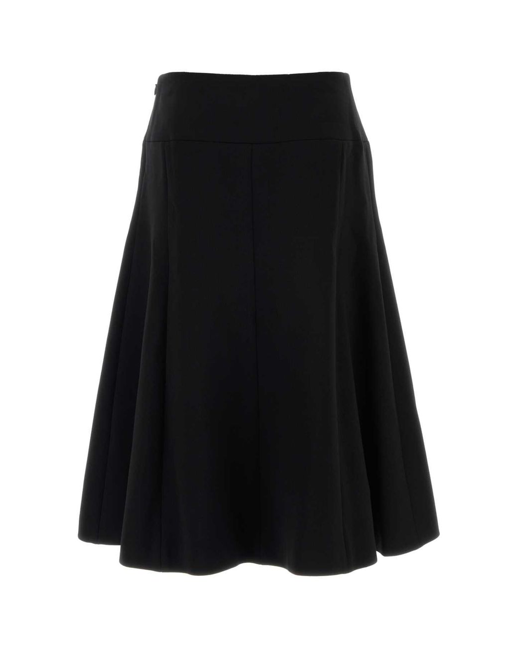 Alaïa Black Stretch Polyester Blend Skirt