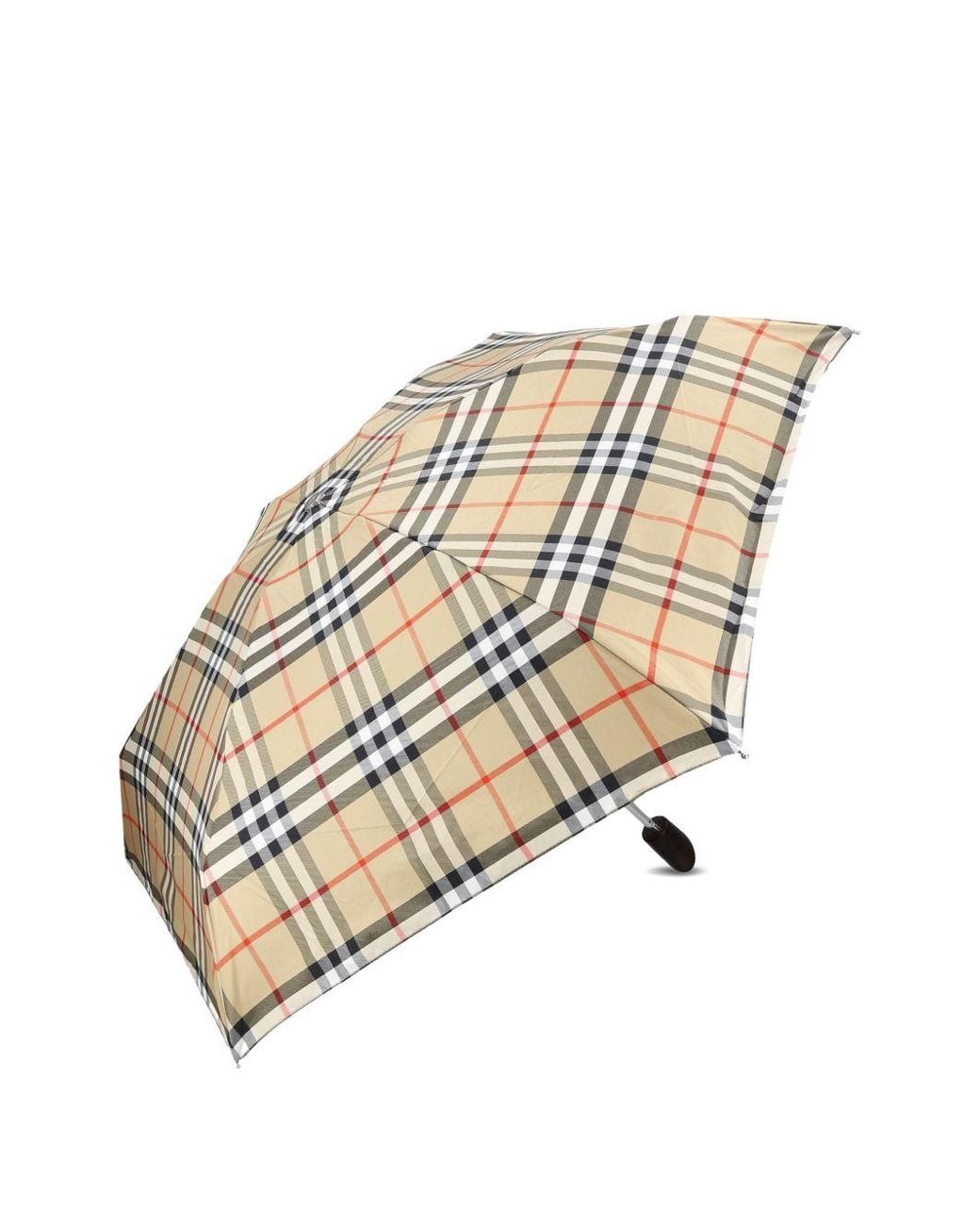 Burberry Metallic Check Umbrella