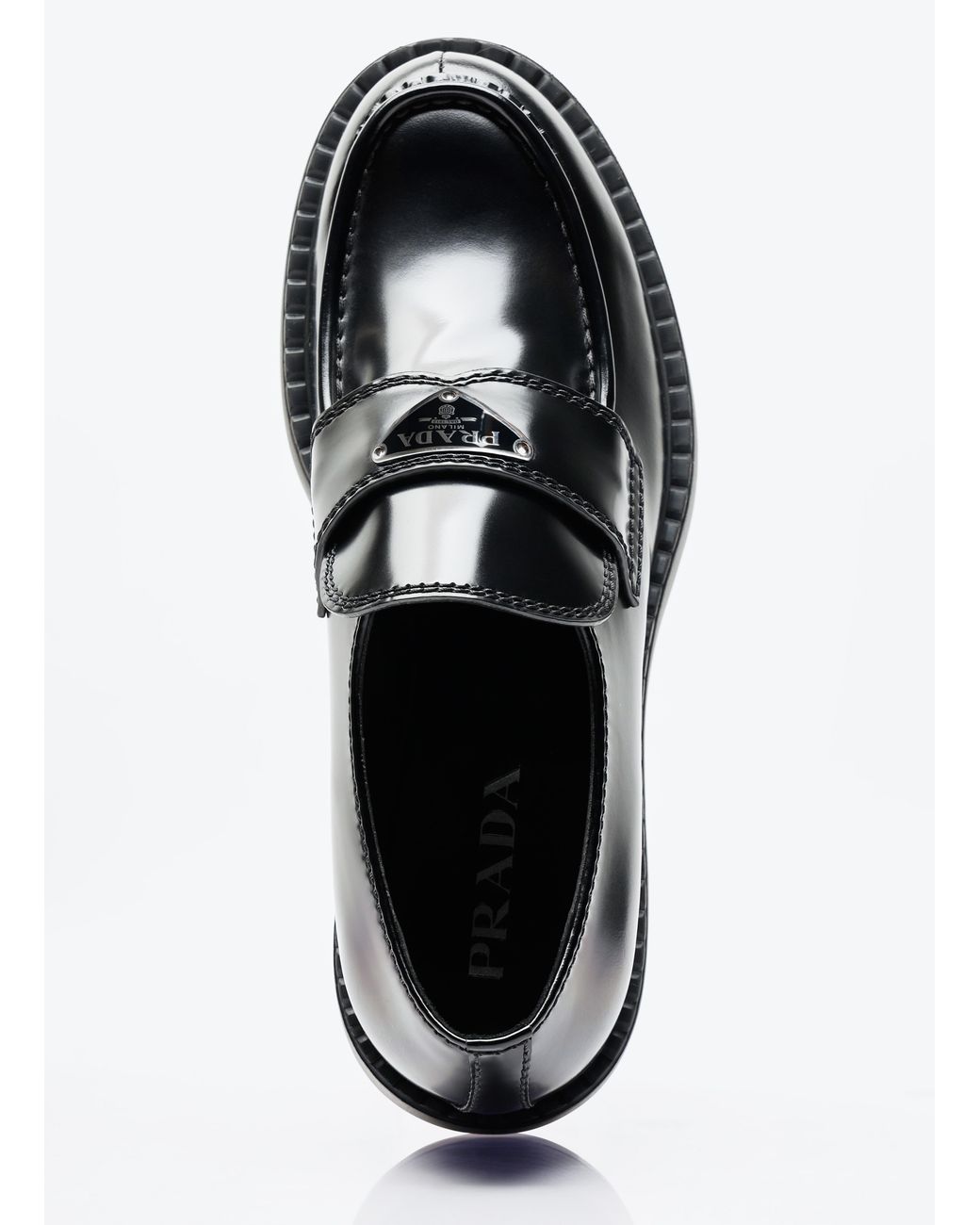 Prada White Chocolate Loafers for men