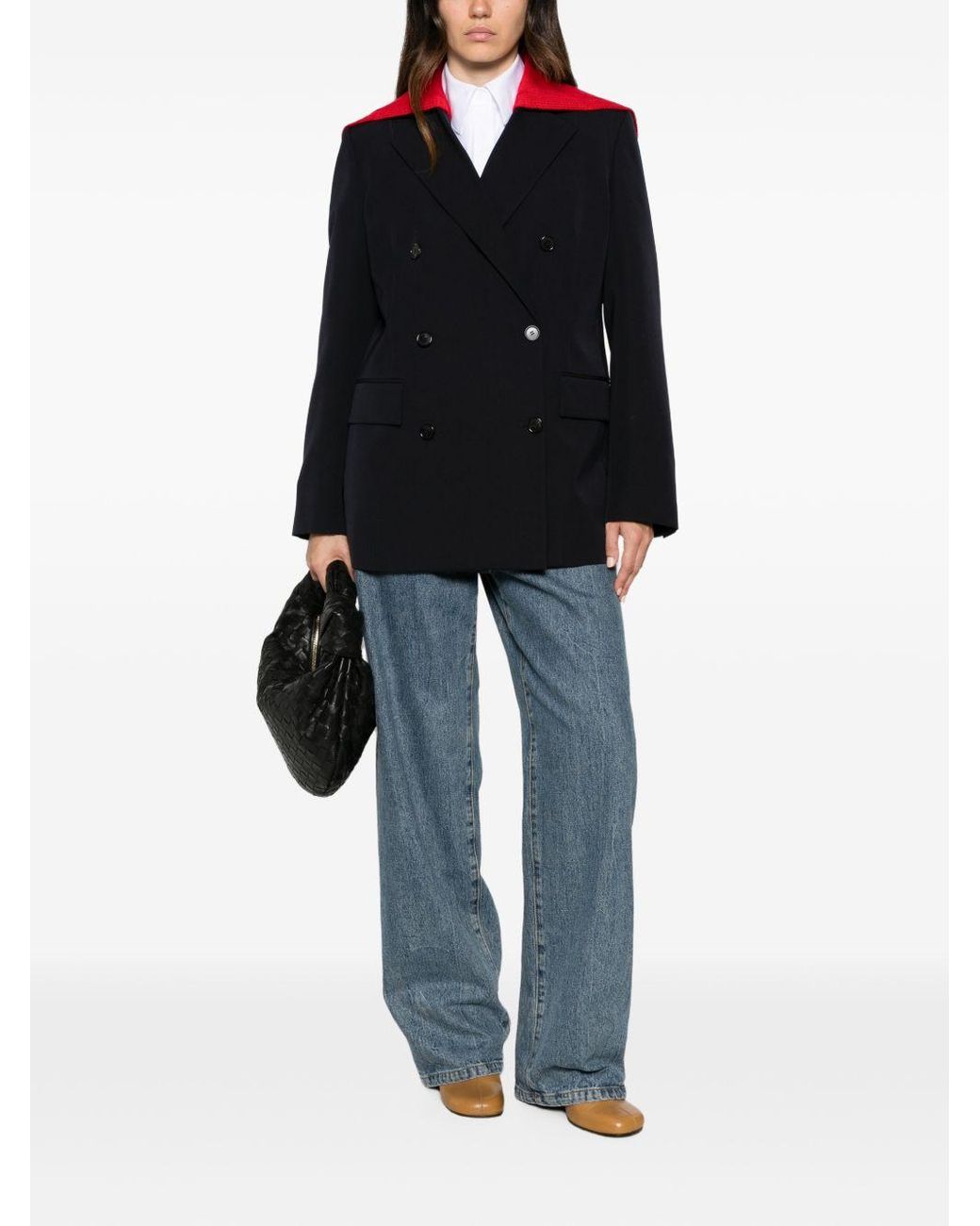Loewe Red Wool Coat