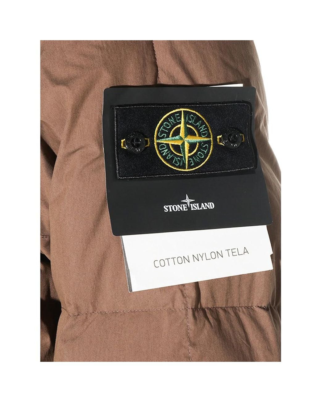 Stone Island Brown Winter Jackets for men