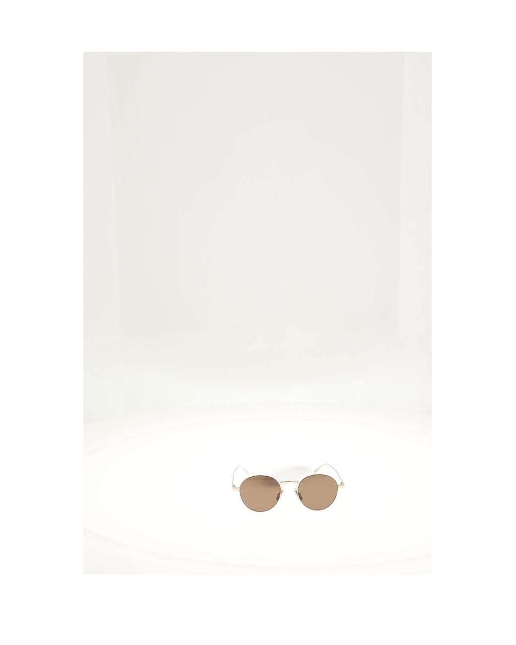 Céline White Sunglasses Metal Frame 28 Light