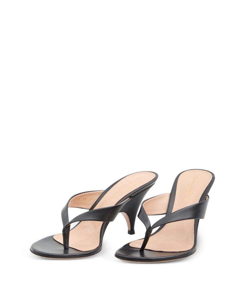 Gianvito Rossi Multicolor Sofia Leather Thong Sandals