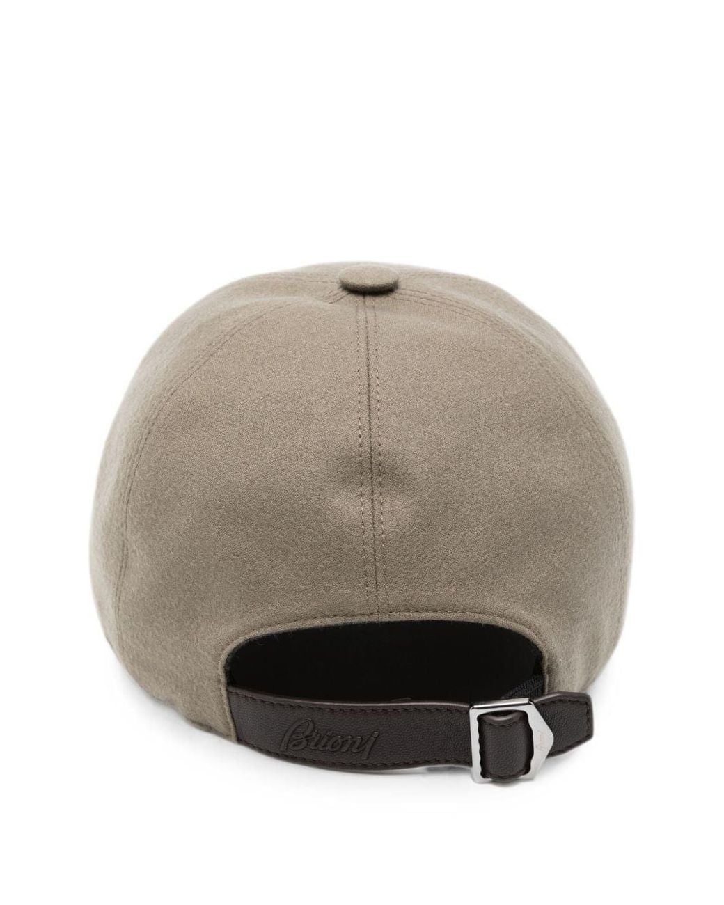 Brioni Gray Technical Cashmere Baseball Cap for men