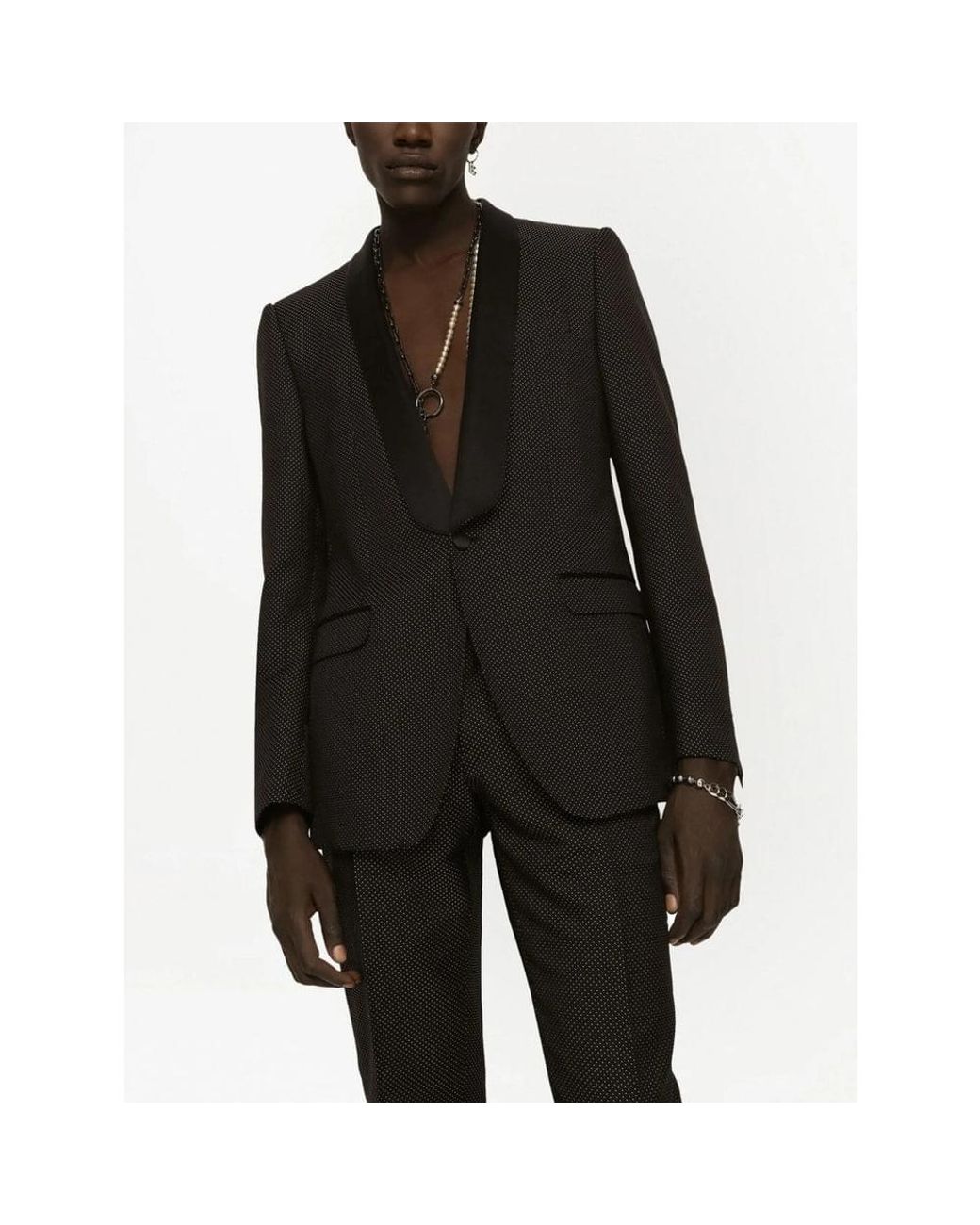 Dolce & Gabbana Black Jackets for men