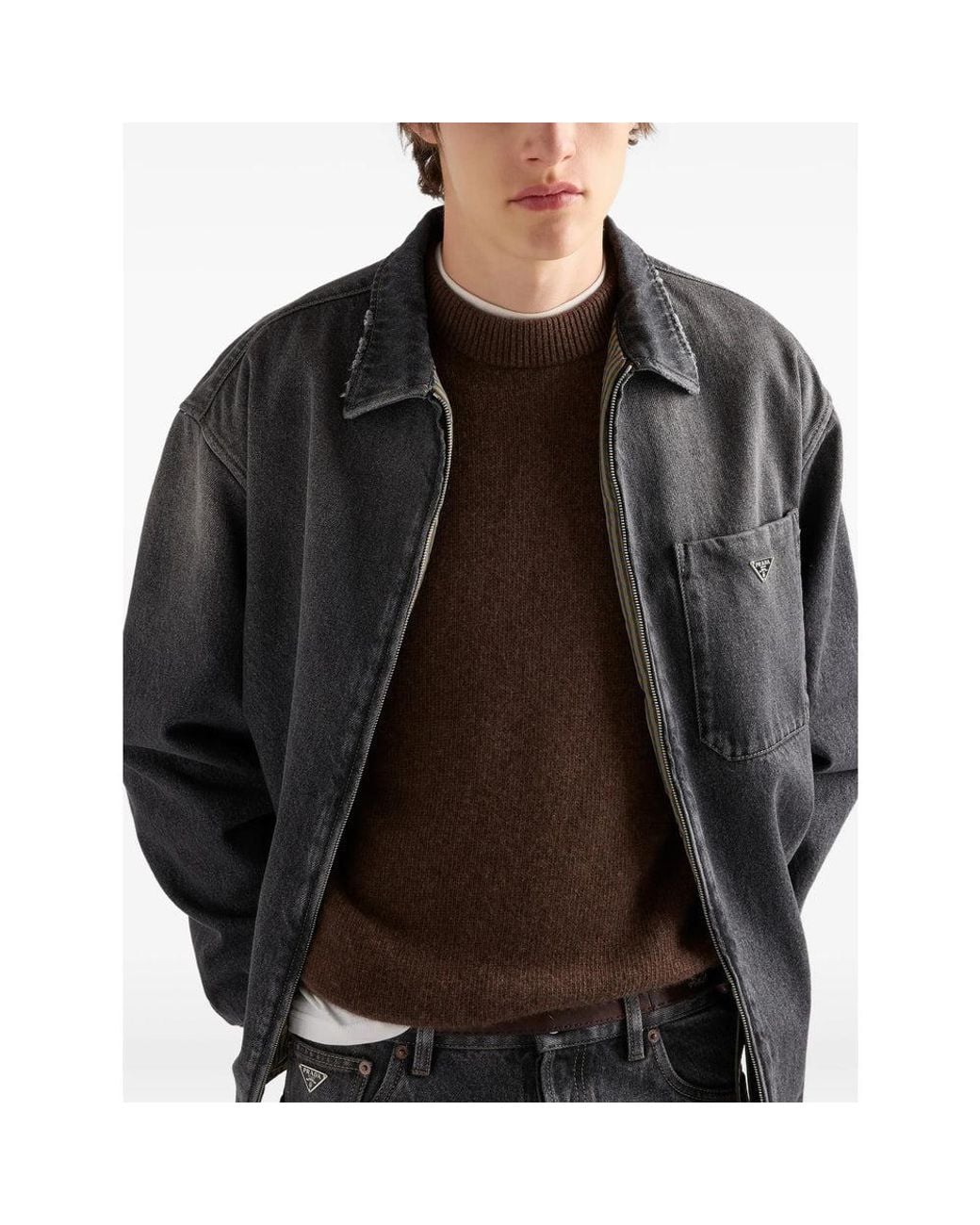 Prada Black Jackets for men