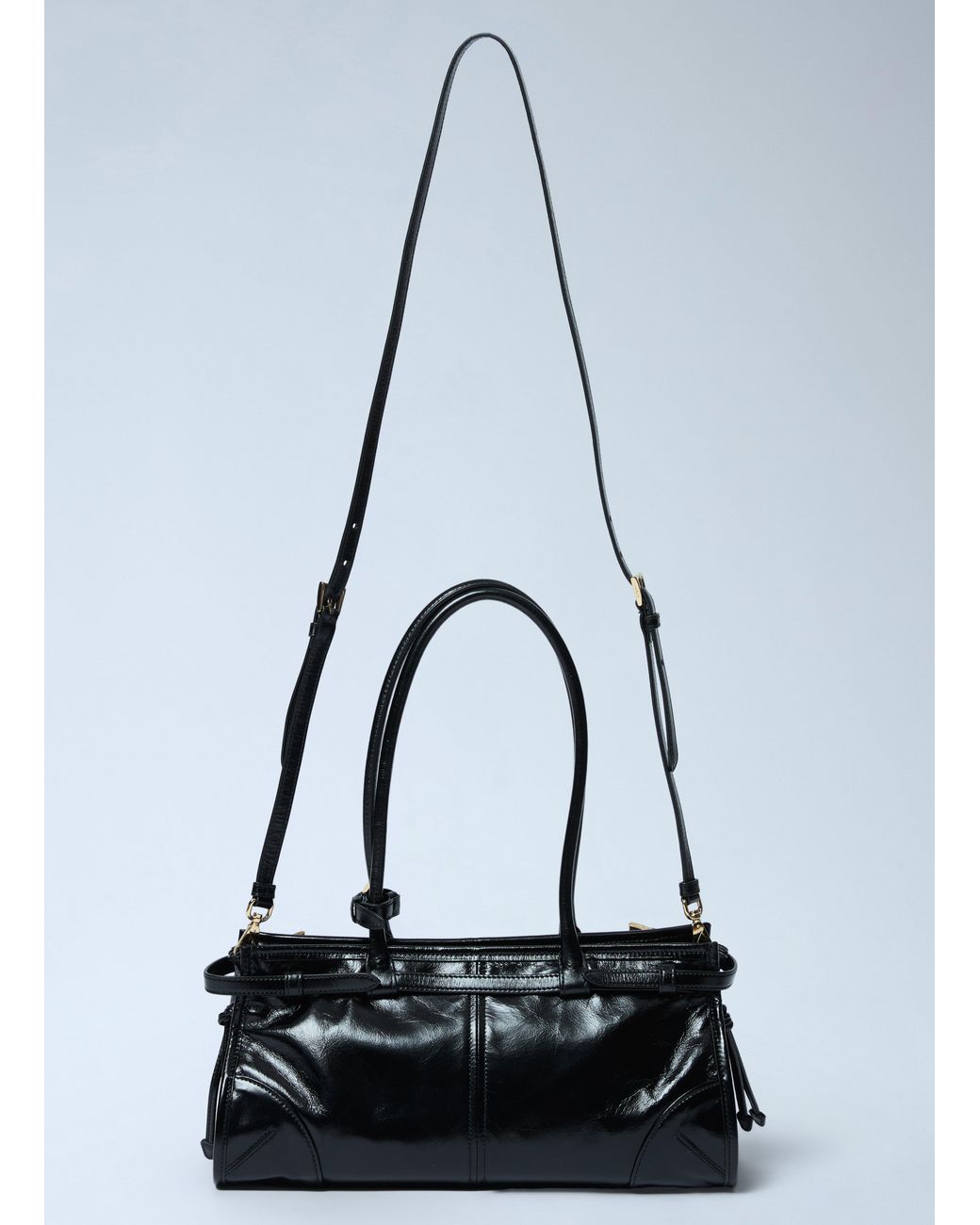 Prada Blue Medium Leather Handbag