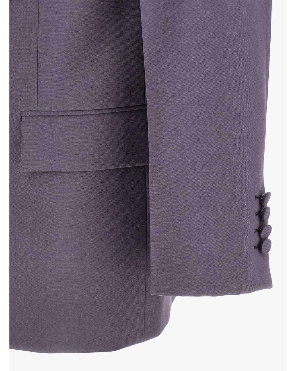 Gucci Purple Double-Breasted Jacket for men