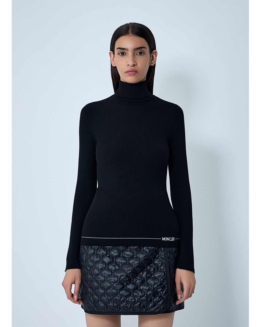 Moncler Blue Wool Sweater