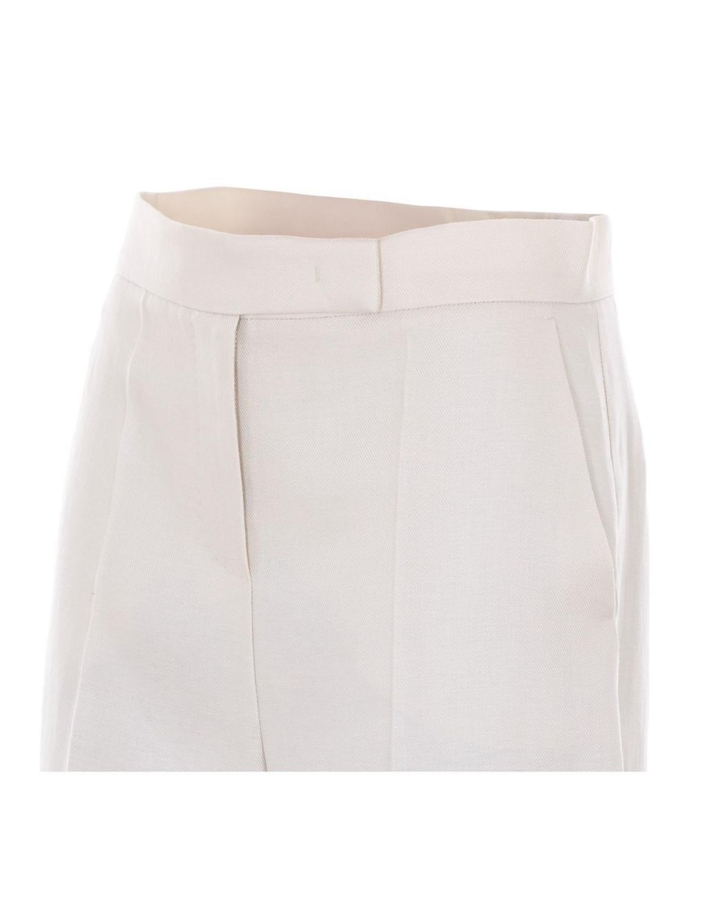 Max Mara White Mxmkaki Pants