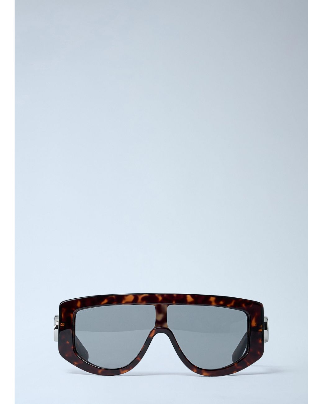 Gucci Gray Rectangle Sunglasses for men