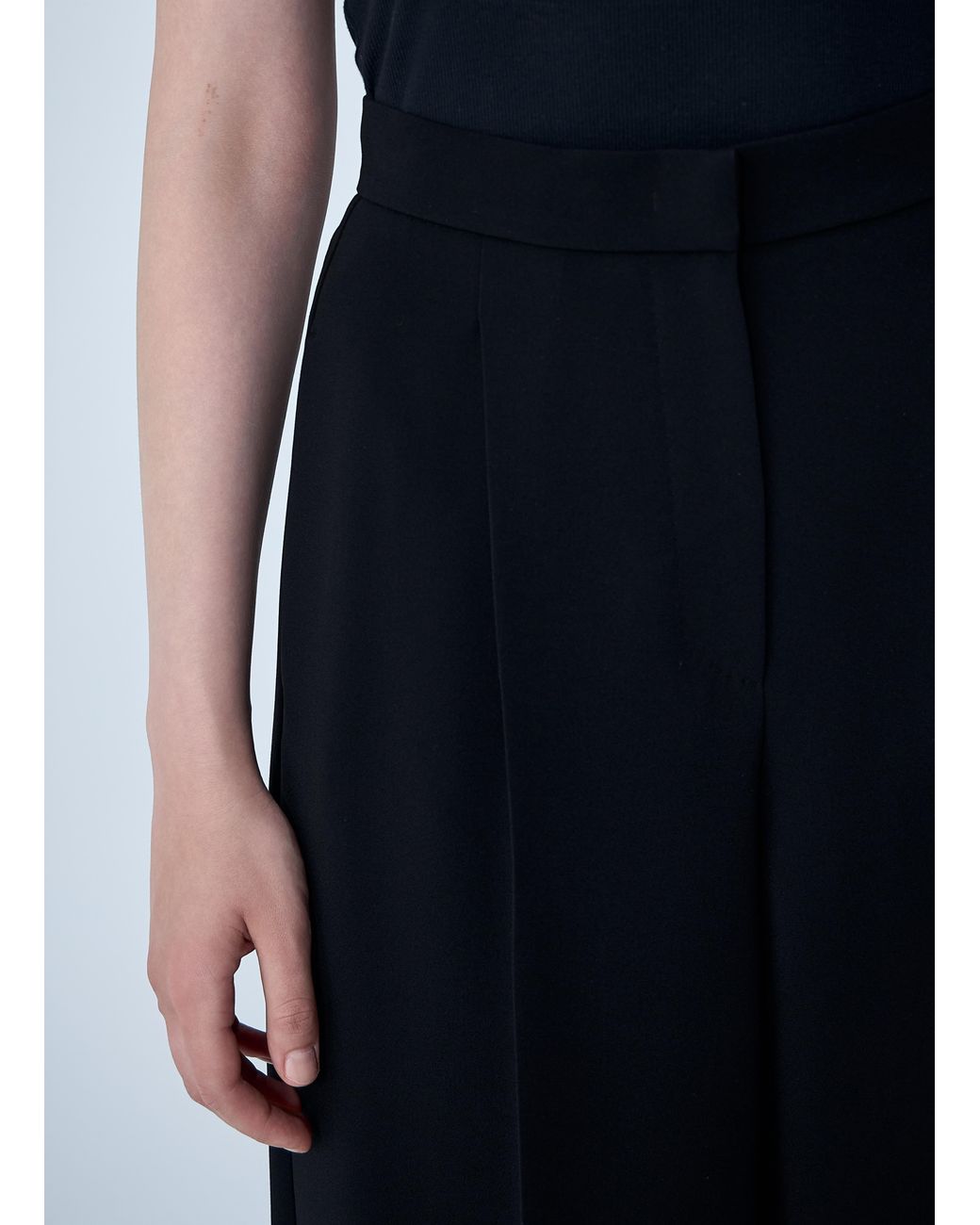 Max Mara Blue Laccato Pants