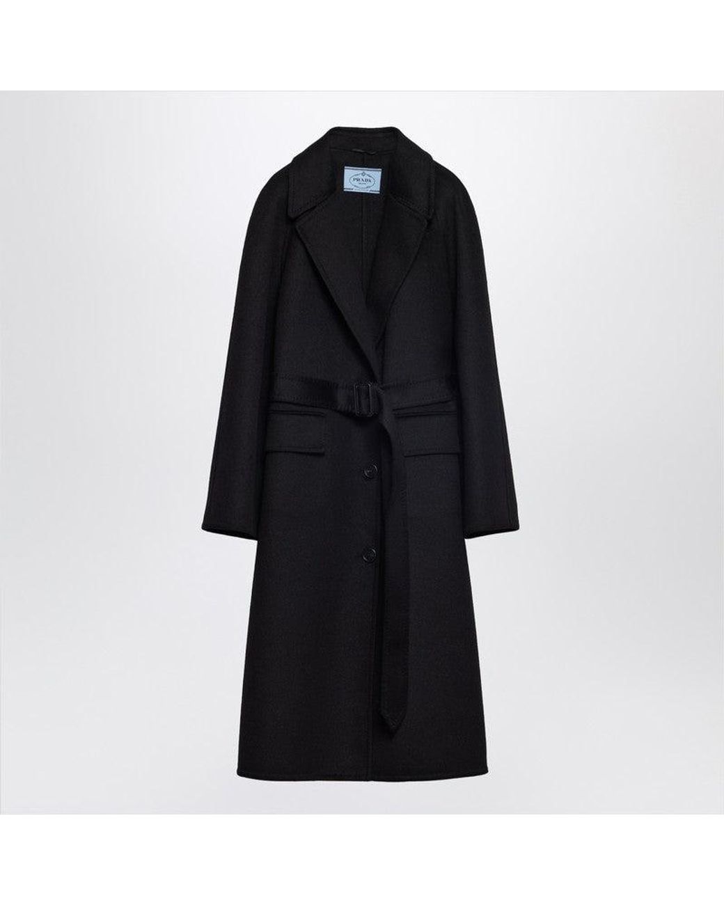 prada--Single-Breasted-Coat- prada--Single-Breasted-Coat-