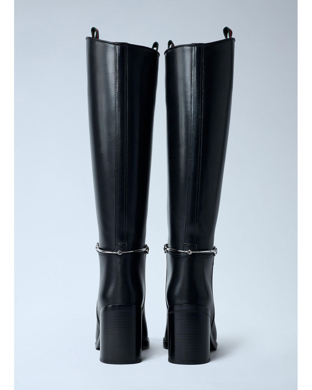 Gucci Blue Slim Clamp Boots