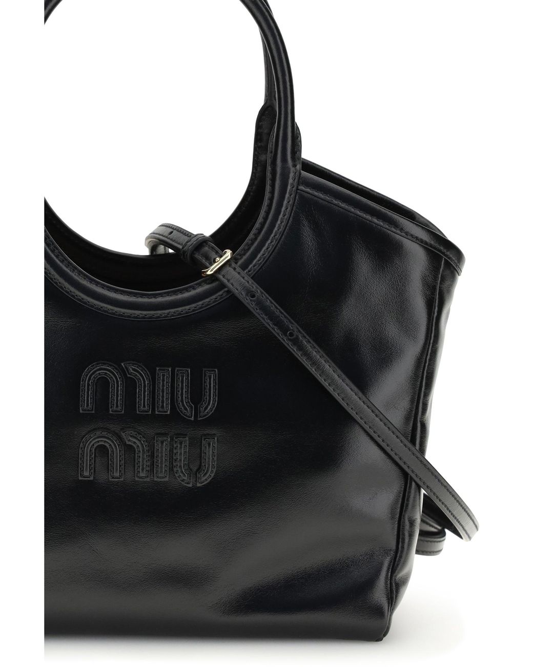 Miu Miu Black Ivy Shoulder Bag