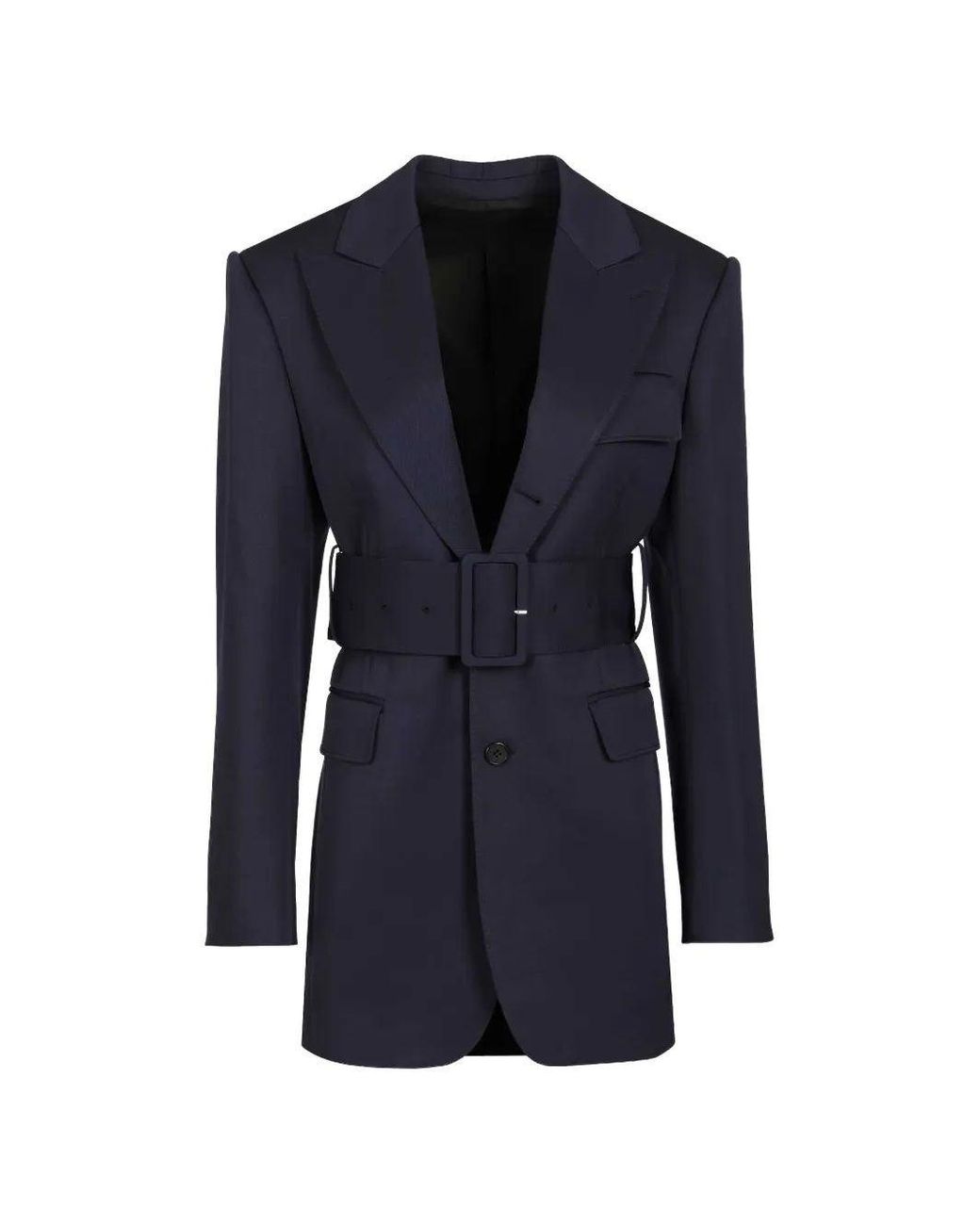 Céline Blue Column Jacket