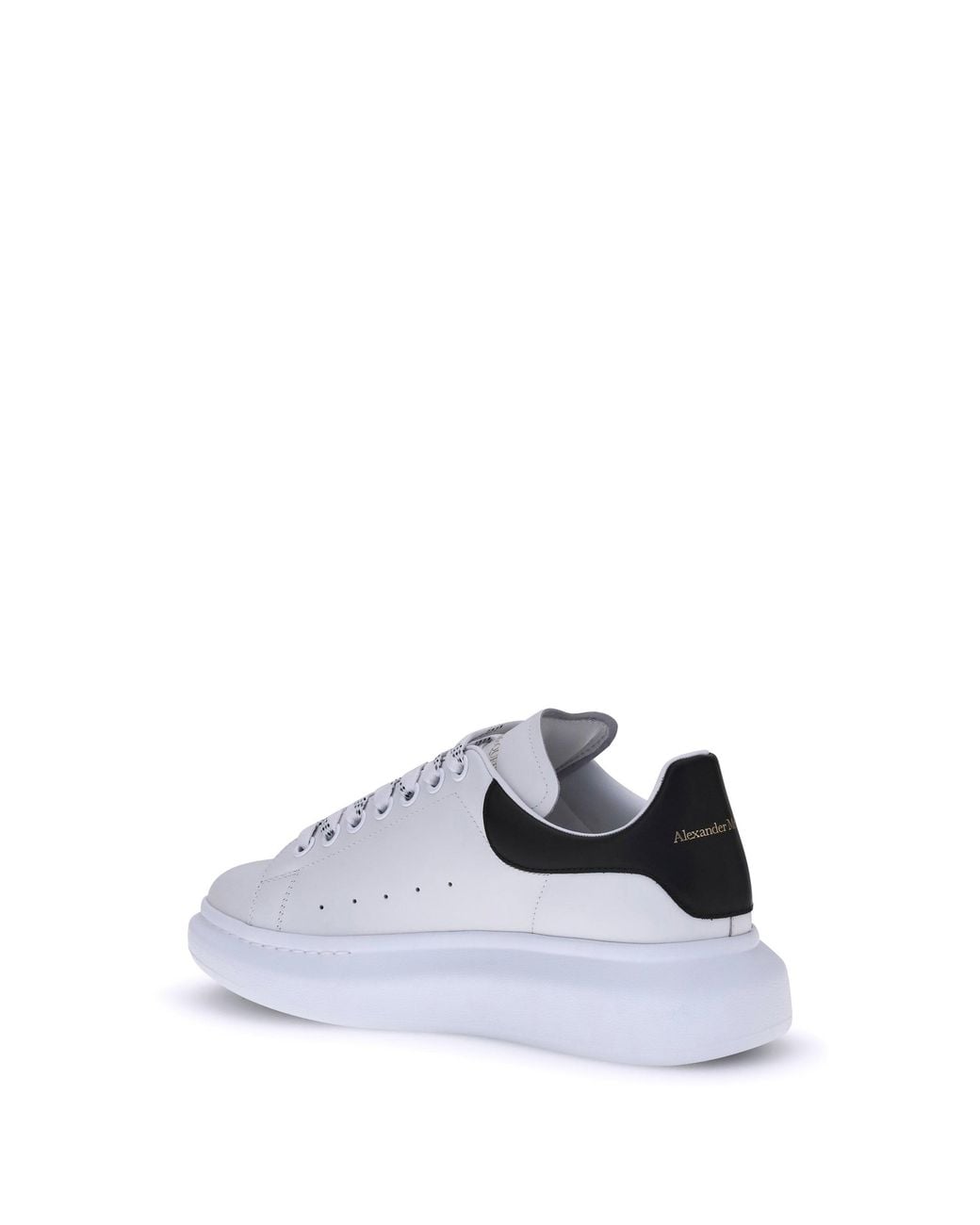 McQueen White Leather Sneakers for men