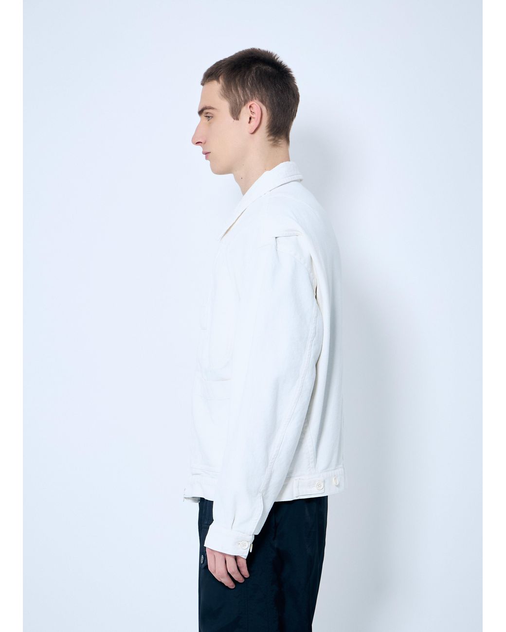 Dries Van Noten White Veper Jacket for men
