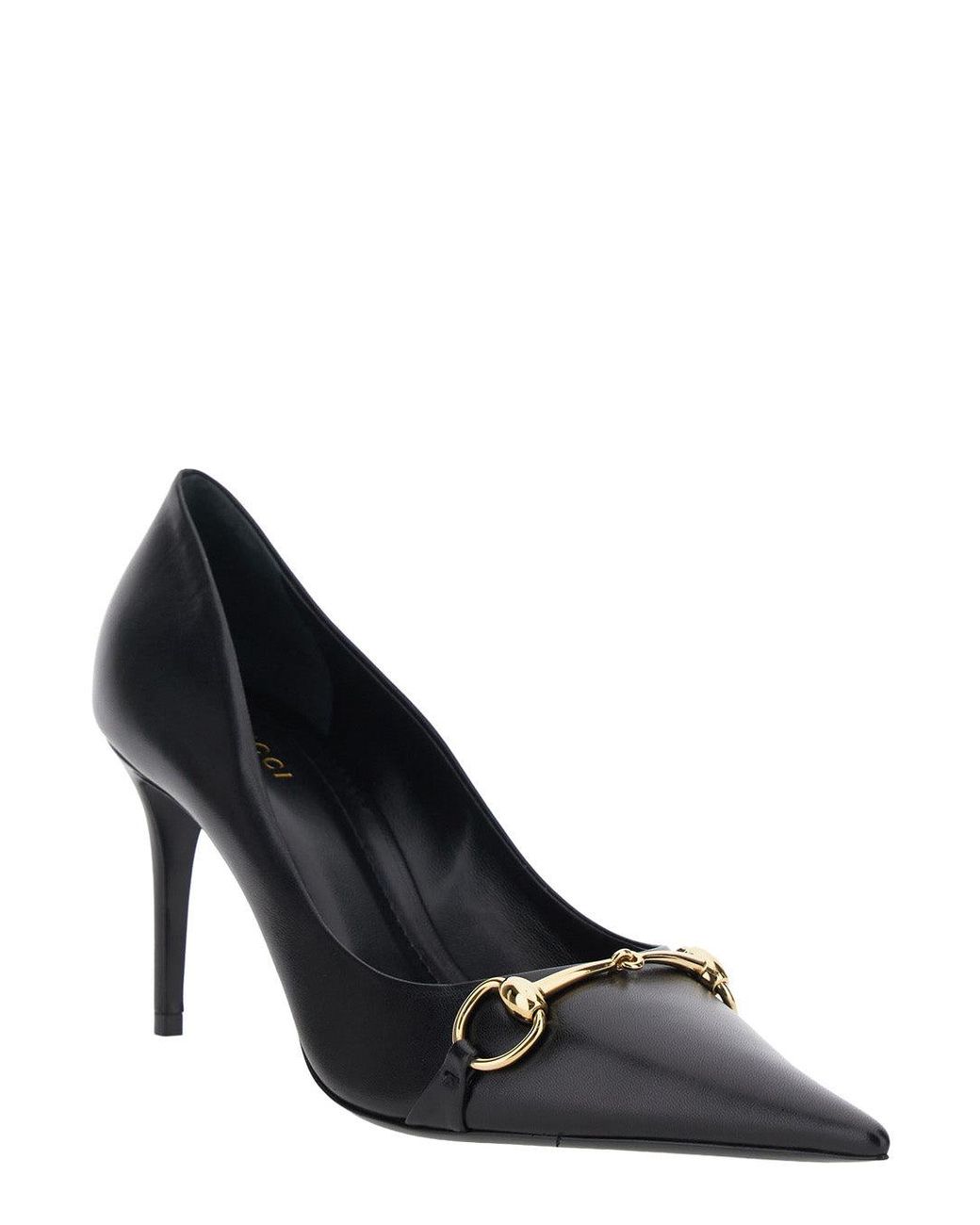 Gucci Black Pump 85 Leather