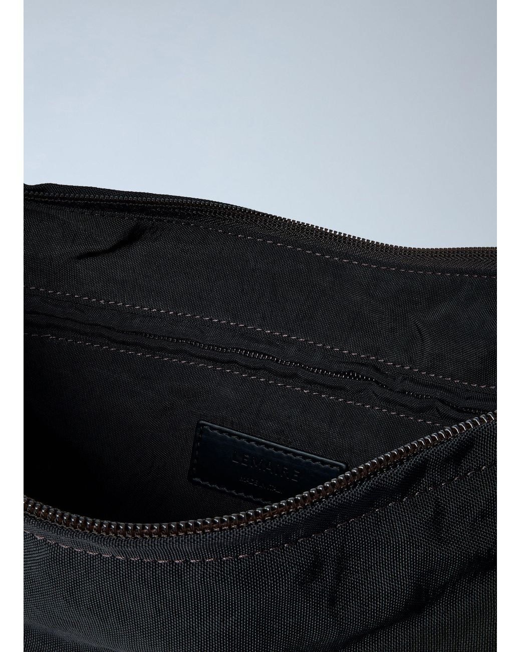 Lemaire Black Small Soft Game Shoulder Bag for men