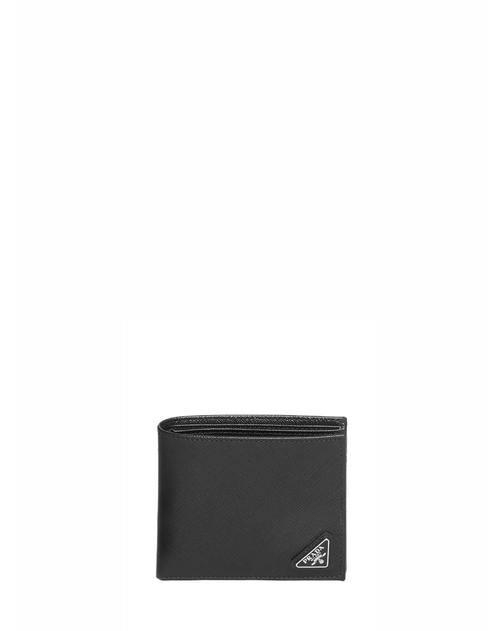 Prada White Saffiano Leather Wallet for men