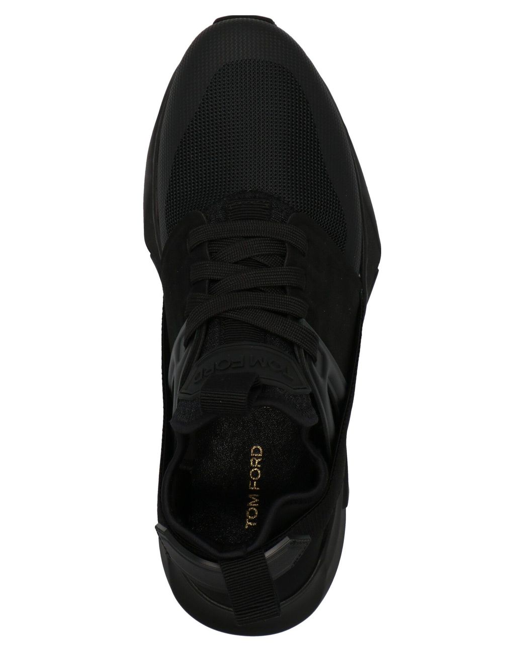 Tom Ford Black Logo Techno Sneakers for men