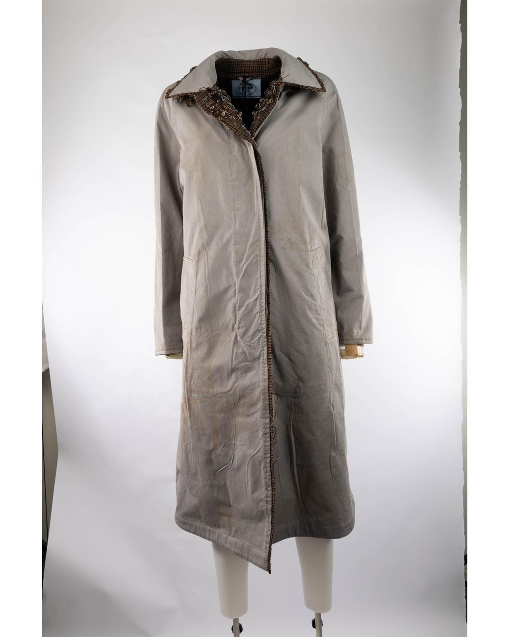 Prada Gray Clothing Coats
