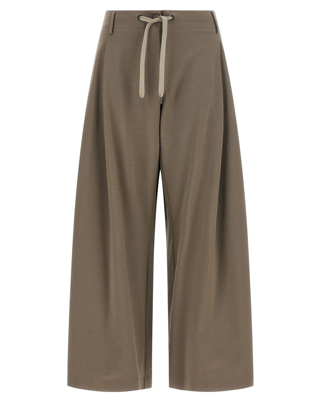 Brunello Cucinelli Gray Interlock Couture Pants