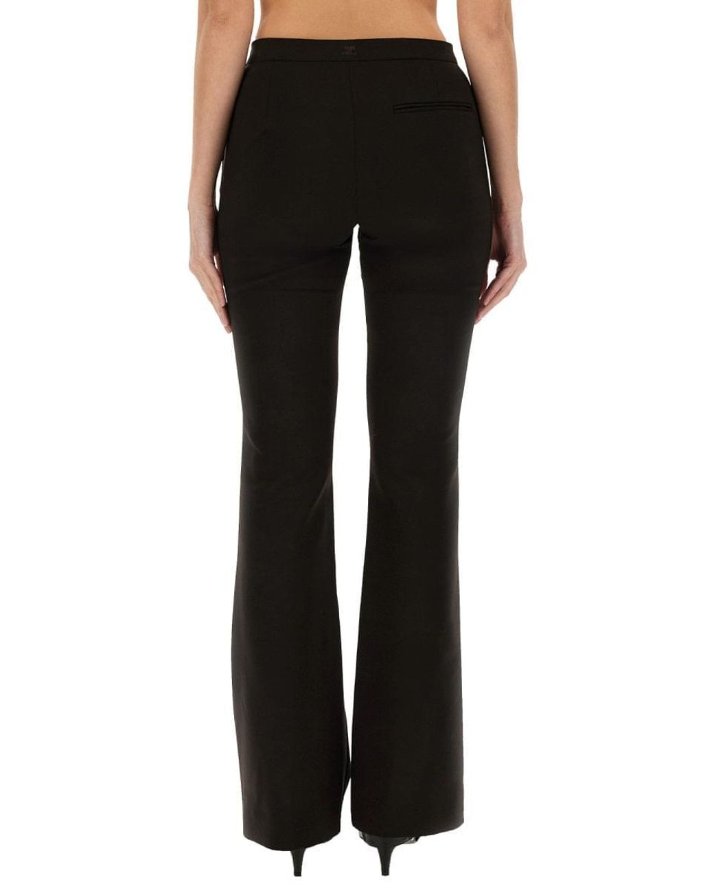 Courreges Black Tailored Pants