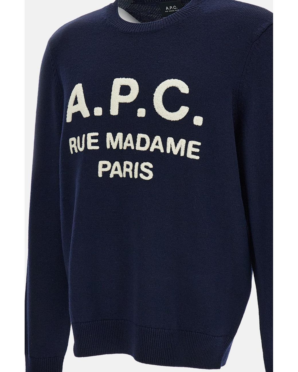 A.P.C. Blue Pullover Maurice for men