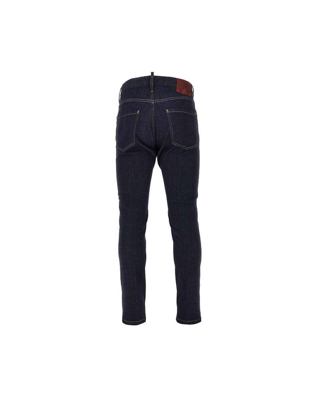 DSquared² Blue 'Teddy' Stretch Denim Pants for men