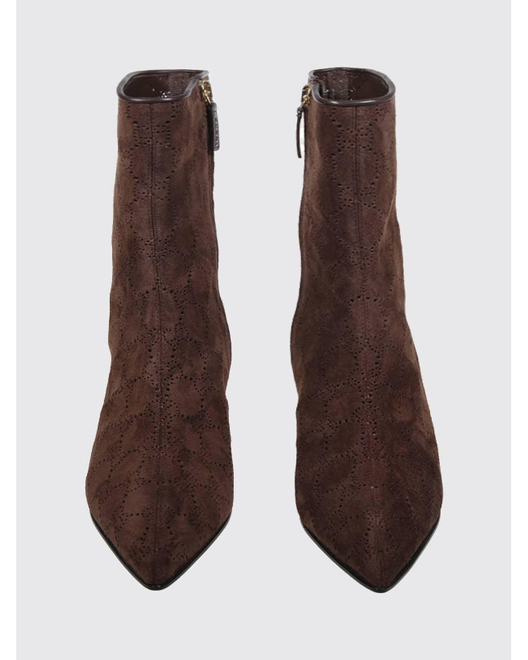 Gucci Brown Flat Ankle Boot