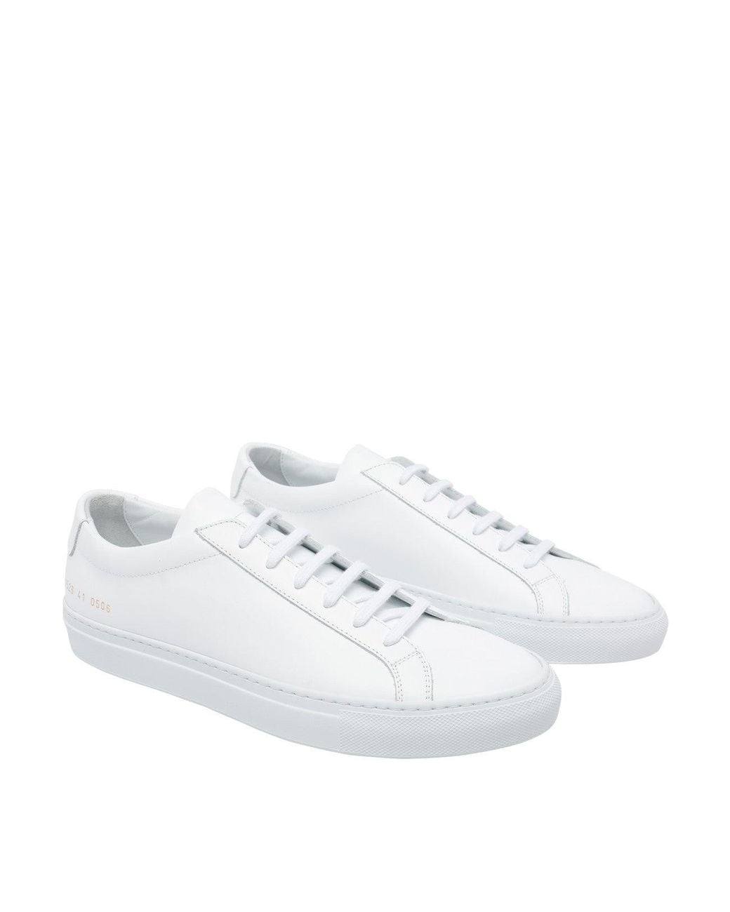 Common Projects White Original Achilles Low Sneakers for men