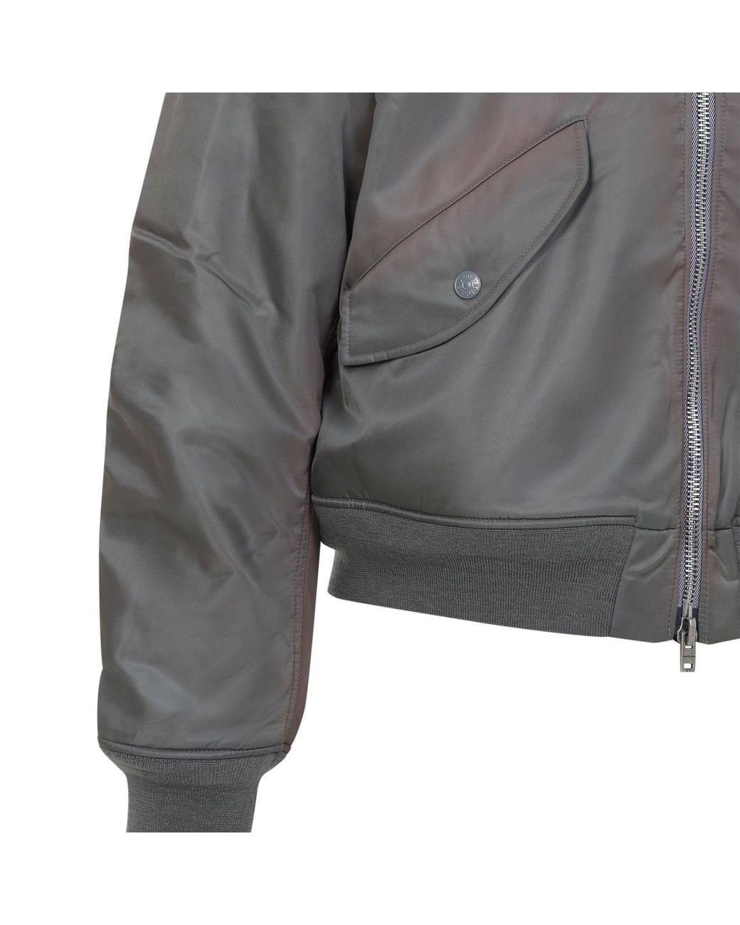 Acne Gray Stone Bomber Jacket for men