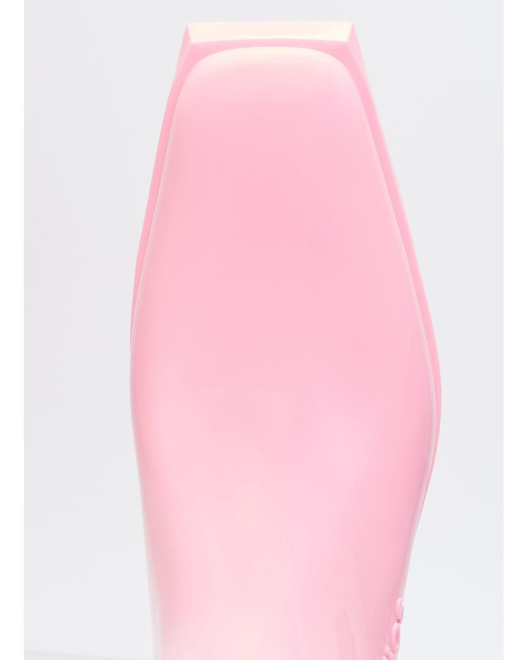 Acne Pink Rubber Ankle Boots