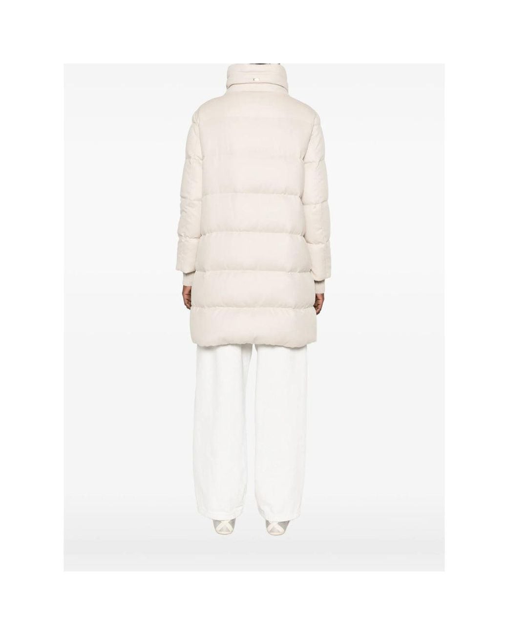 Herno White Neutrals Coats