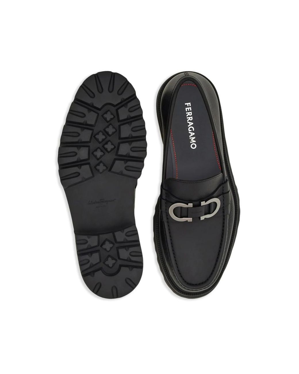 Ferragamo Black Loafers for men