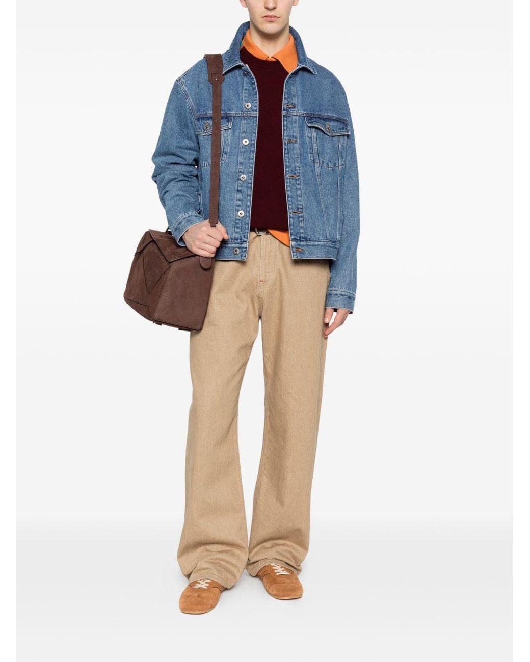 Loewe Blue Anagram Denim Jacket for men
