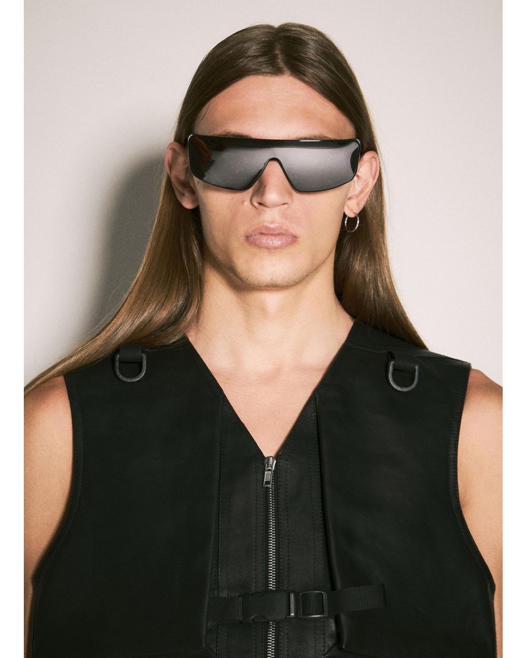 Rick Owens Black Performa Sunglasses
