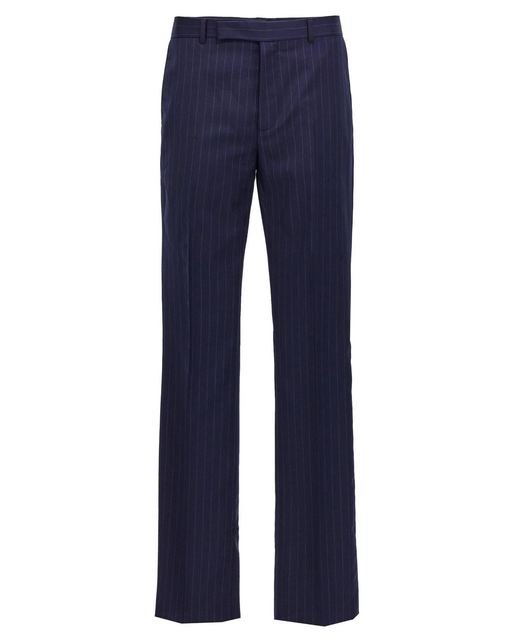 Givenchy Blue Pinstriped Tailored Trousers for men