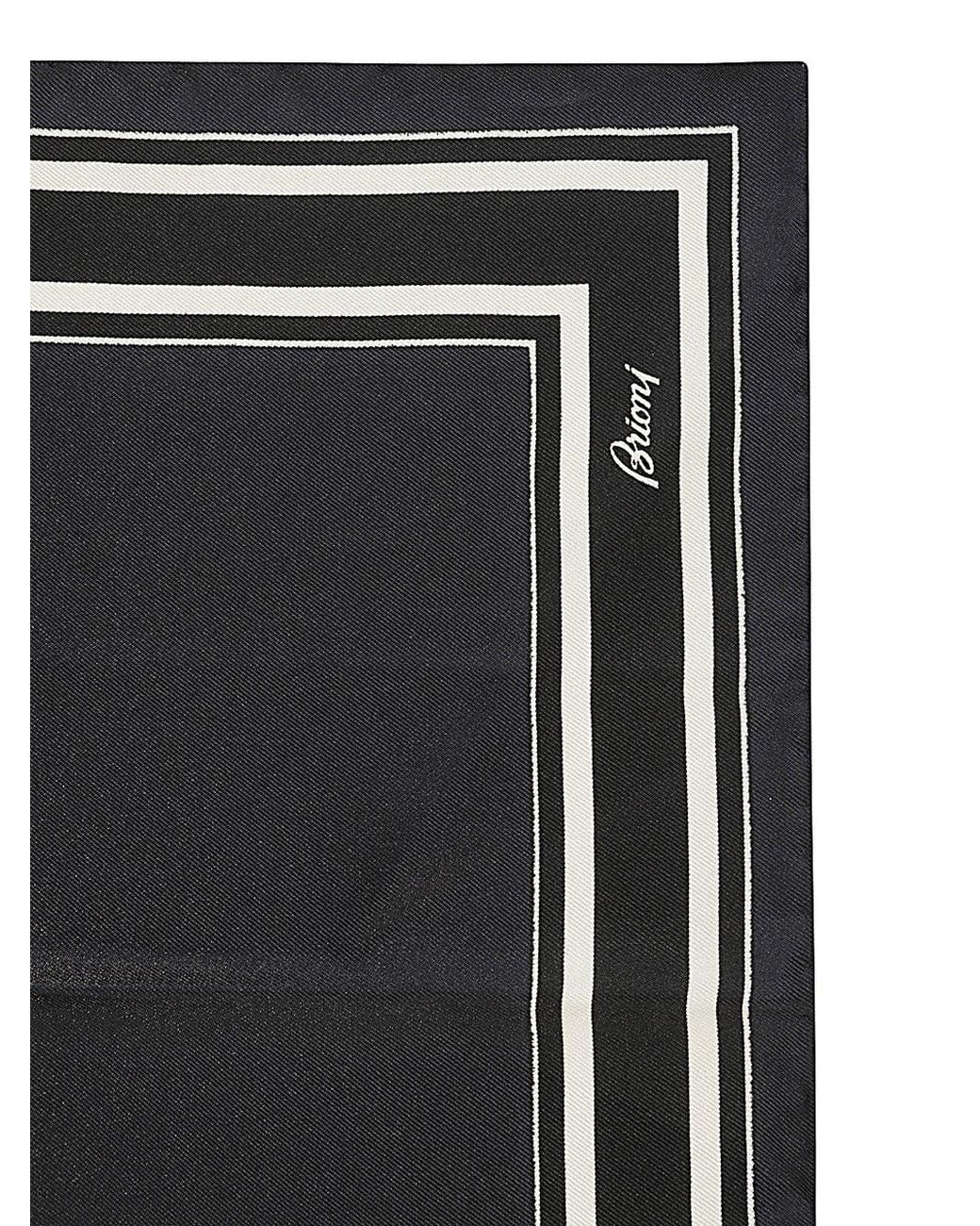 Brioni Black Scarves for men