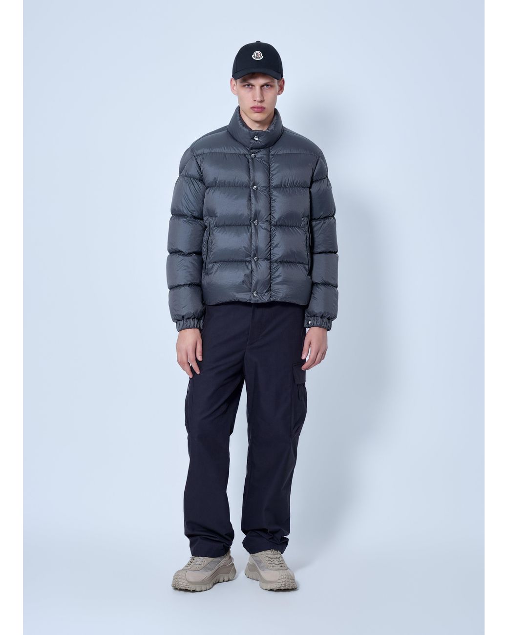 Moncler Blue Pesio Down Jacket for men