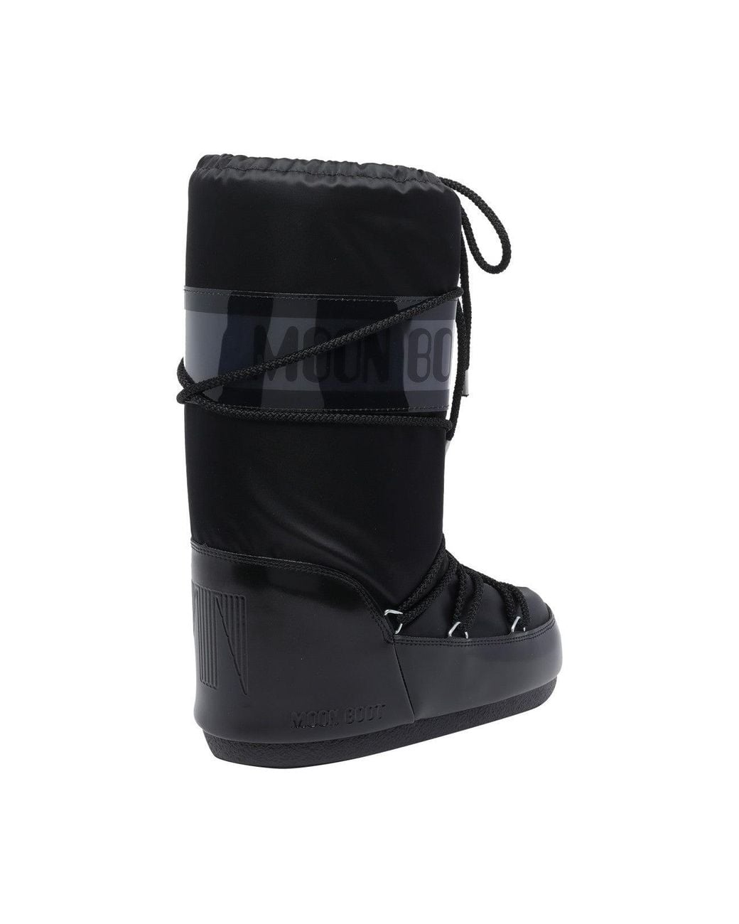 Moon Boot Black Icon Glance Booties