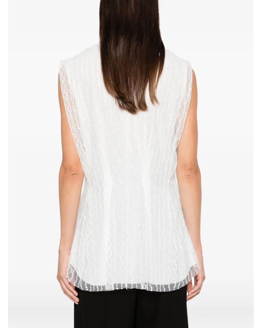 Alberta Ferretti White Top