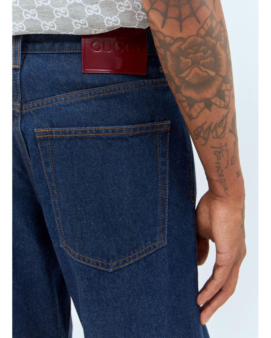 Gucci Blue Classic Jeans for men